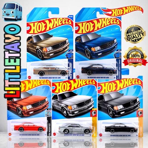 Hotwheels 89 Mercedes Benz 560 Sec Amg 2023 Hitam - Slk Clk Dtm Japan Murah