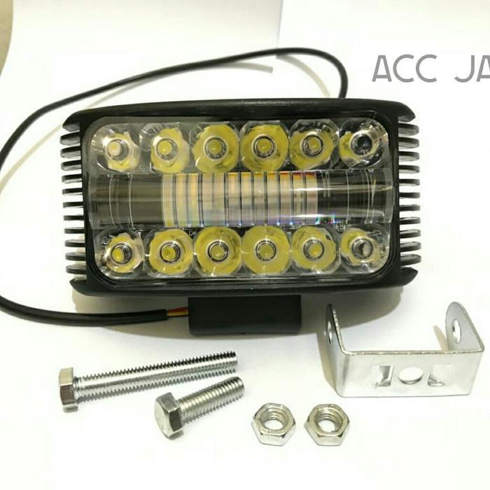 Lampu Tembak Sorot 12 LED 12 Lensa Fokus Motor Universal MURAH