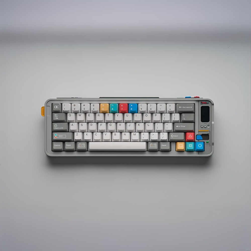 Qwertykeys QK65 MK3 Keycap Set 105key Set PBT Custom Retro KeyboardCap Cherry Profile KeyCap for
