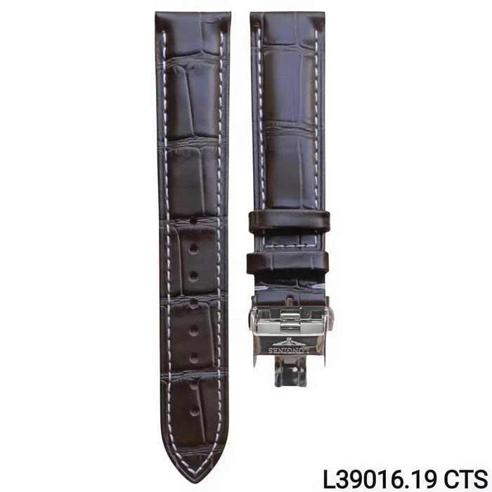 Tali Jam Tangan 19 MM Replacement Strap Leather For Longines Hydroconquest L3 9016.19