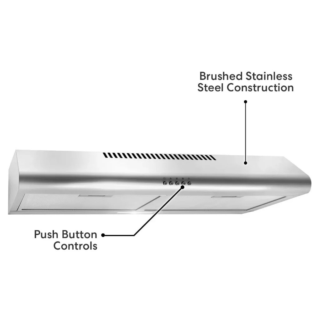 Range Hood Home Use Built-in 600mm Compact Apartment & Hotel Mini Range Hood