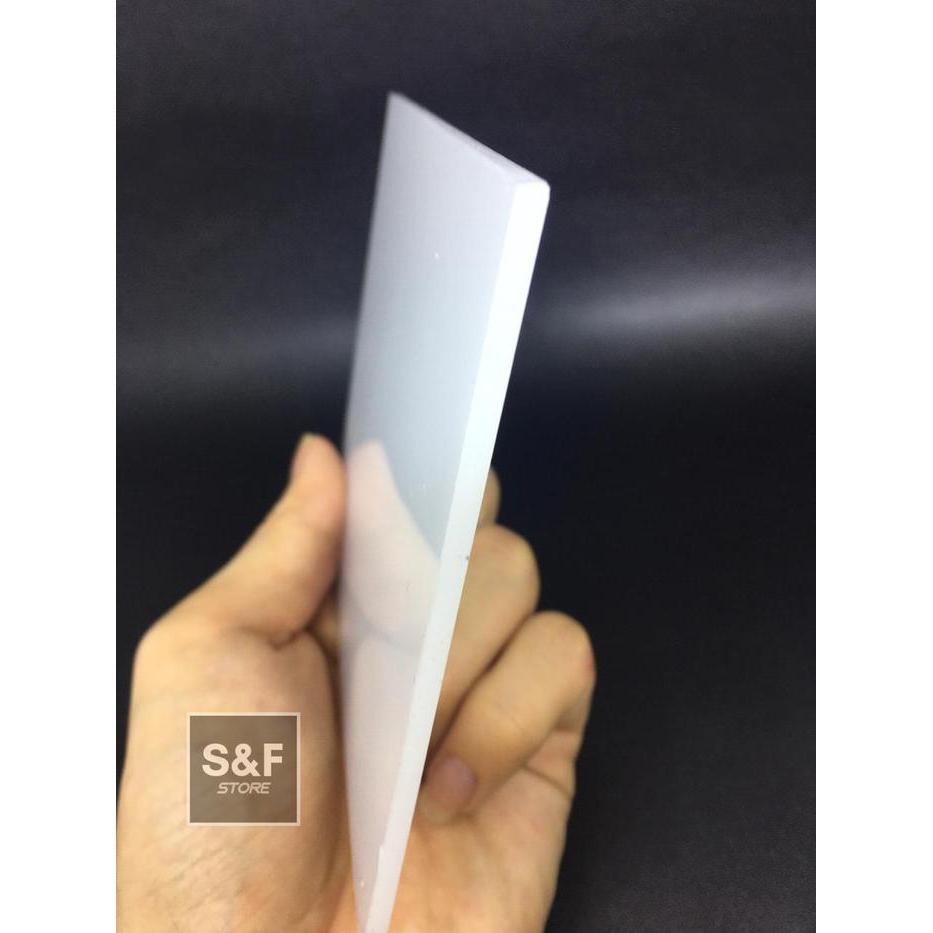 Acrylic lembaran / acrylic 3mm putih susu / akrilik potongan