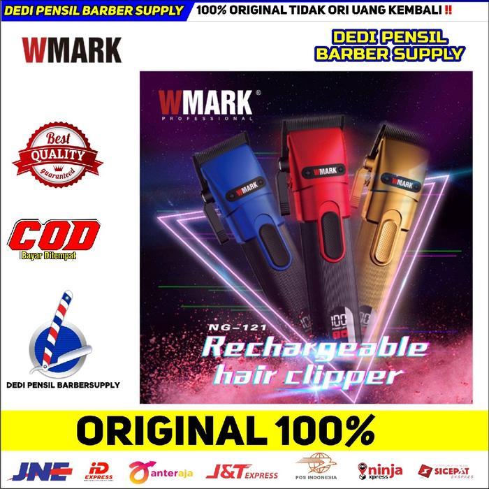 Wmark Ng-121 Hair Clipper Original Alat Cukur Elektrik Pangkas Rambut Salon Barbershop Mesin Kumis