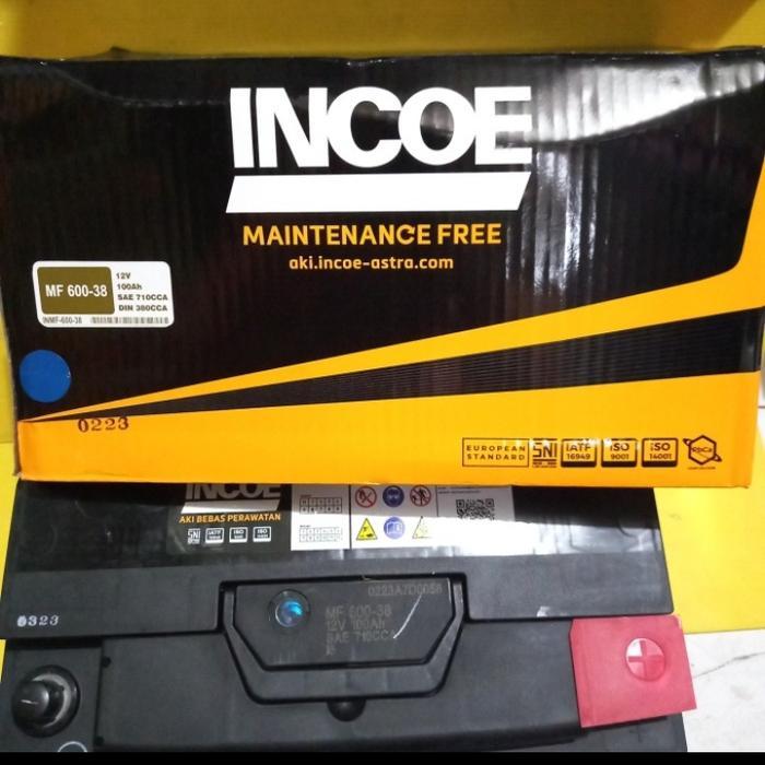 Aki Mobil Incoe MF ( aki kering ) 600-38 12V 100AH