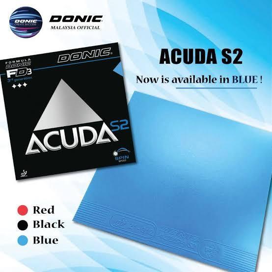 Karet Tenis Meja Donic Acuda S2 Blue Original