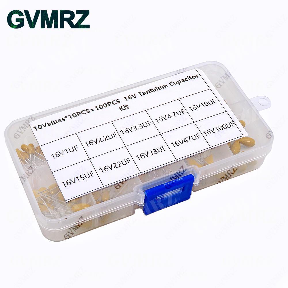 Tantalum capacitor DIP SMD kit 0.1UF 1uf 2.2UF 4.7UF 10UF 22UF 33UF 47UF 100UF 220uF 330UF