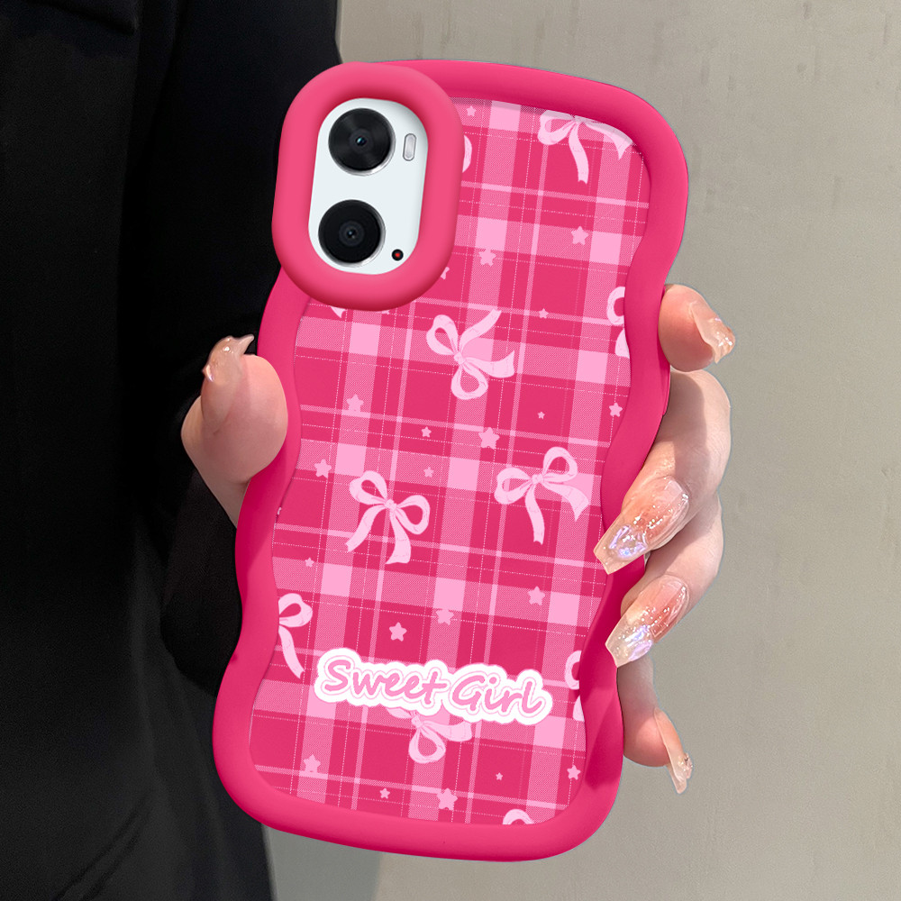 Realme 9i 4G Cassing Phone Case Softcase Cute Bow 0844 MKL Macaron Cassing Kesing