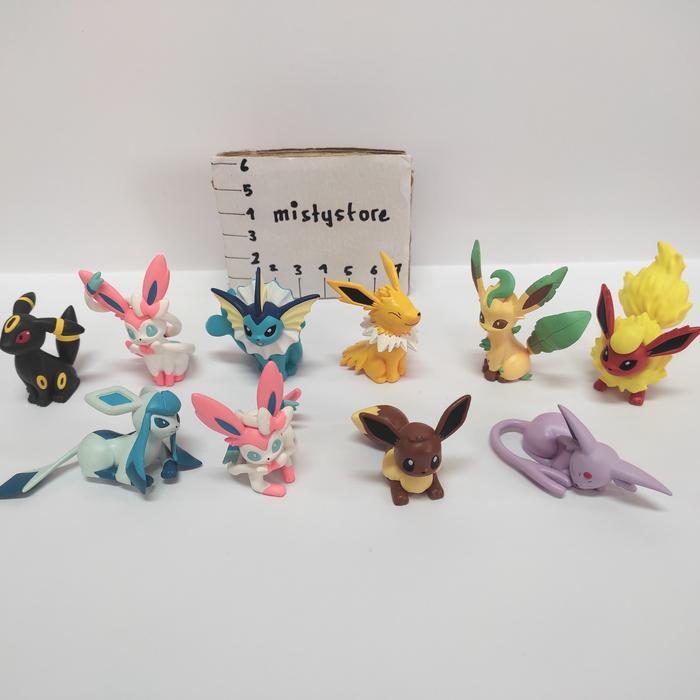 HOT SALE POKEMON FIGURE GASHAPON/GACHAPON EEVEE SET IPPAI EEVEELUTION TERMURAH
