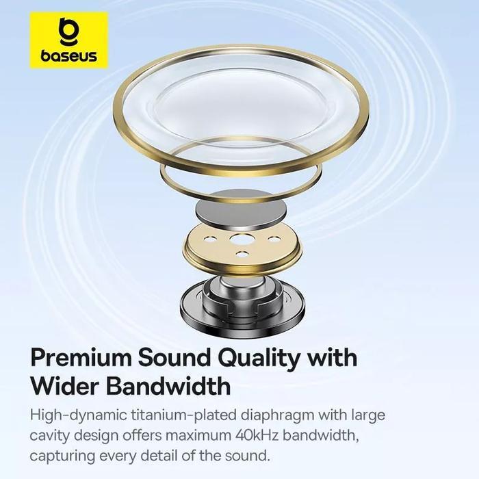 Baseus Encok Hz20 Wired Earphone Headset Kabel Audio Jack 3.5Mm Bass Hi-Res Sound Pasti Ori