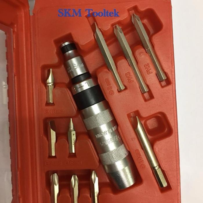Obeng Ketok Set 10Pcs Tenka / Impcat Screw Driver Set 10Pcs