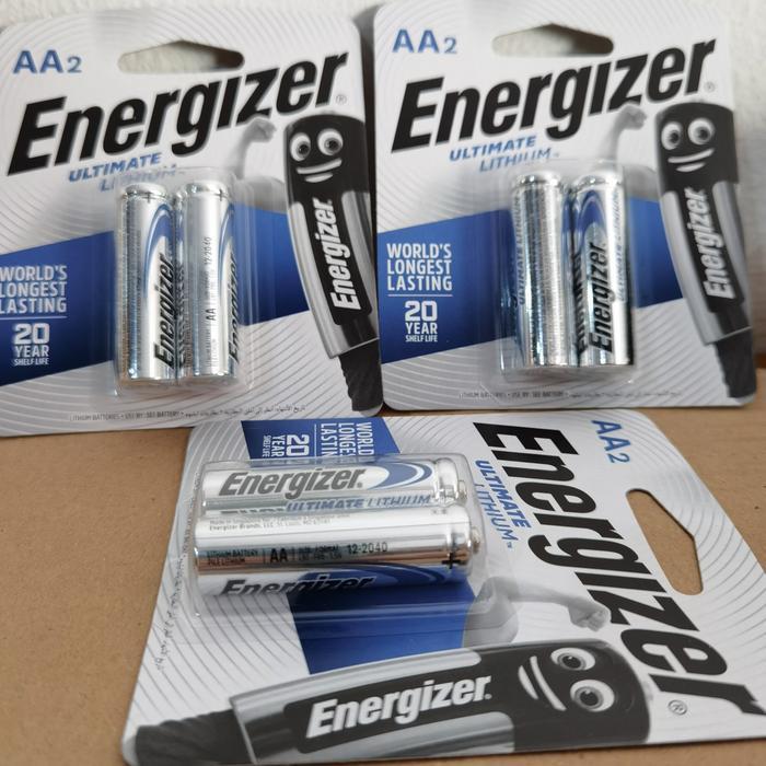 Terlaris Baterai Energizer Lithium Aa L91 Bp2