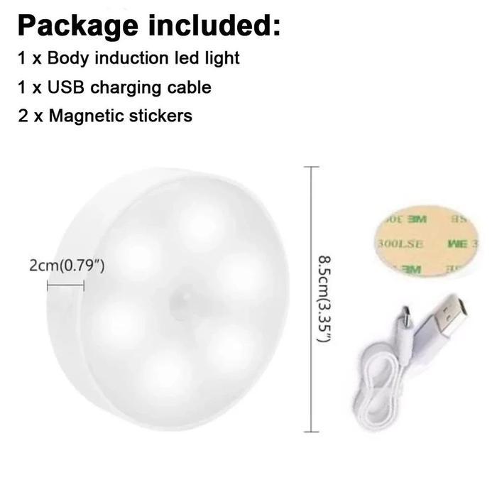 Philips - Lampu Led Sensor Gerak Otomatis Hanya Di Cas Warna Putih & Kuning