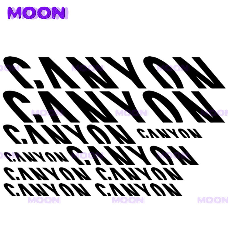 Waterproof Reflective Canyon Stickers for Road Bike Mountain Cycling Sticker MTB Bicycle Wheels Deca