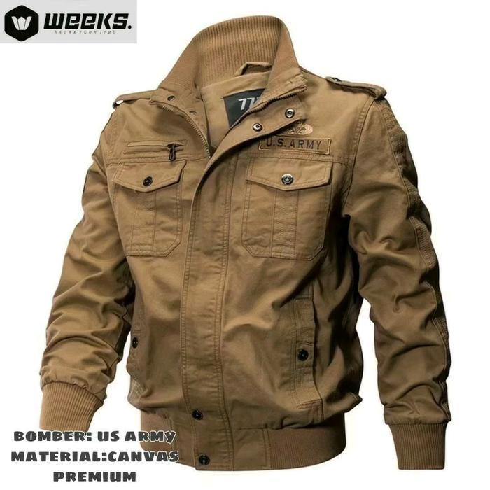 jaket bomber kanvas us army jaket bomber kanvas pria jaket kanvas jaket kanvas pria jaket kanvas