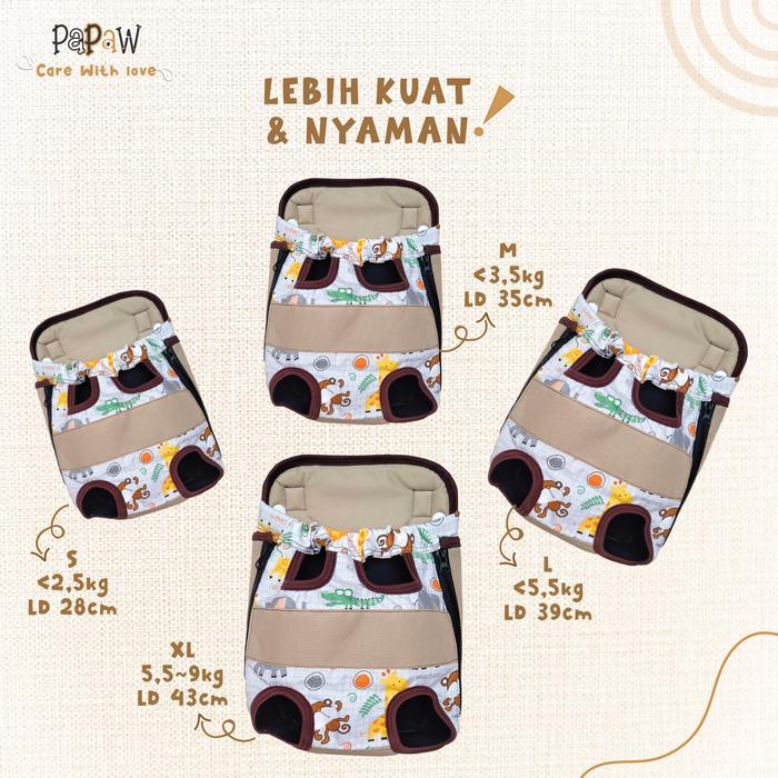 Premium Gendongan Kucing Dan Anjing Papaw Depan Belakang Tas Gendong Original