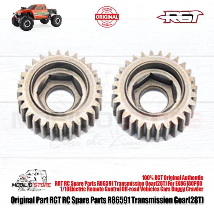 TERBARU Spare Part Original Transmission Gear (28T) RC RGT EX86180 #R86591 TERBARU