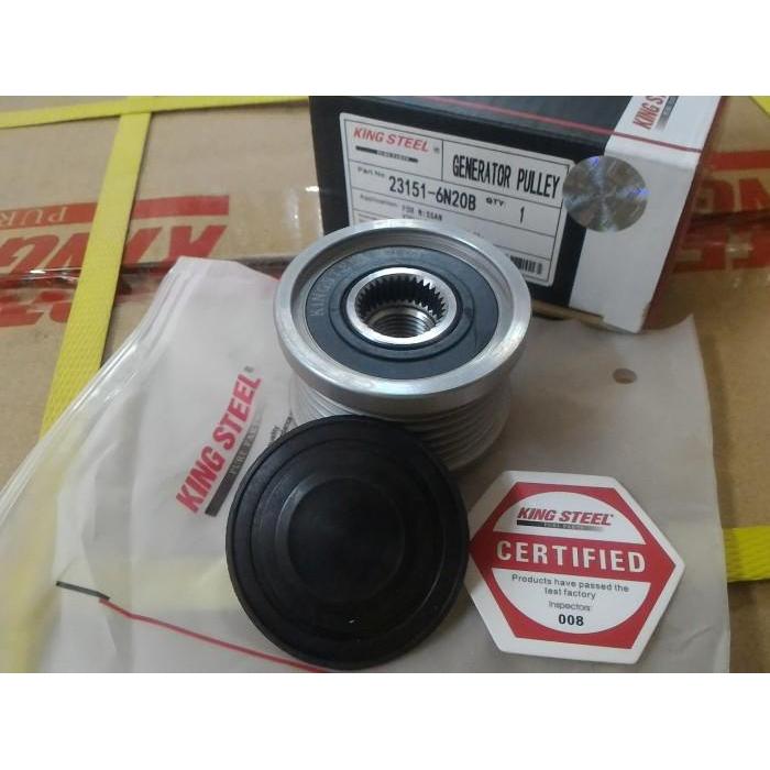 Xtrail T31 2.5 Puli Pulley Alternator Dinamo Ampere Aki Oem Nissan