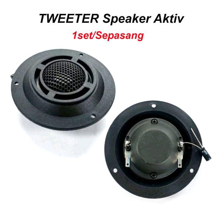 1Set/Pasang Tweeter Speaker Aktif Tuwiter Salon Aktiv Bass