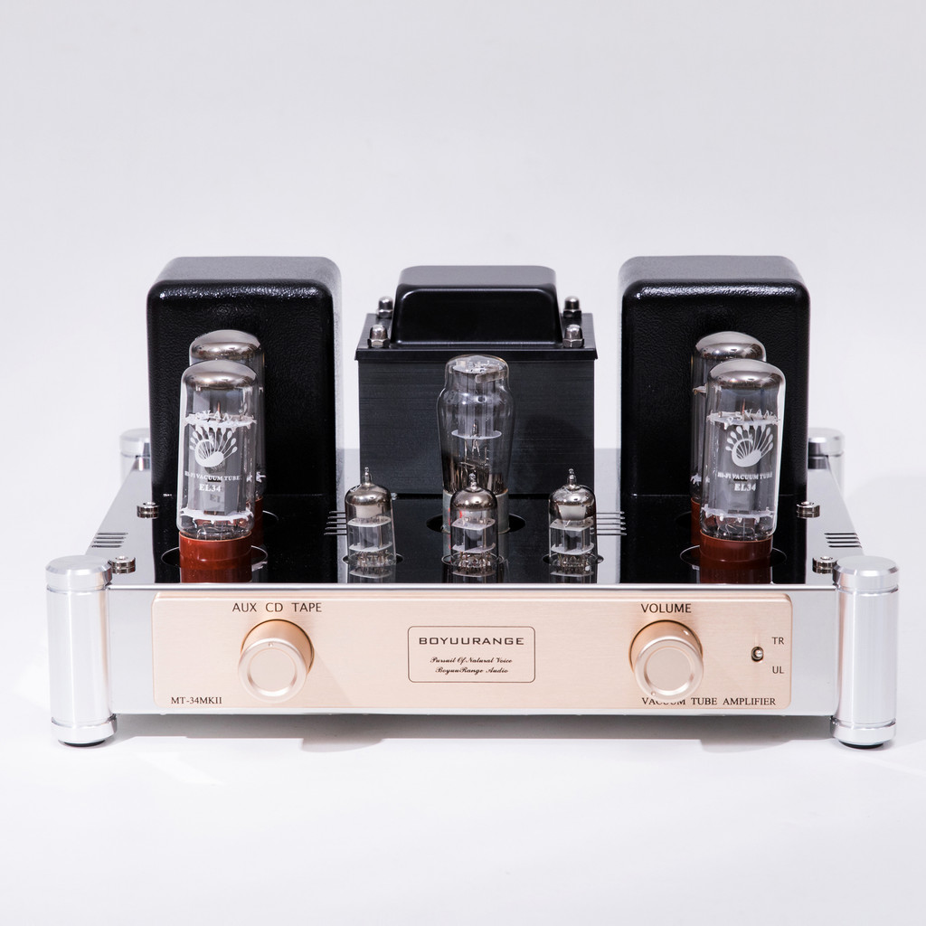 PROMO HARI INI  BoyuuRange MT-34 MKII EL34 Vacuum Tube Integrated Amplifier Push-Pull Hi-Fi Audio Au