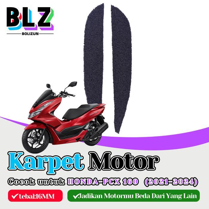 BOLIZUN Karpet Motor Mie Bihun HONDA-PCX 160 (2021-2024)) - Karpet HONDA-PCX 160 (2021-2024) presisi