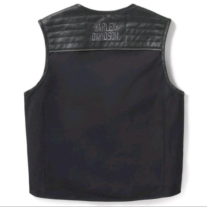 TERBARU VEST ROMPI H-D LONG HAUL UTILITY VEST BLACK ROMPI TOURING BIKERS VEST PRIA RIDING ORIGINAL