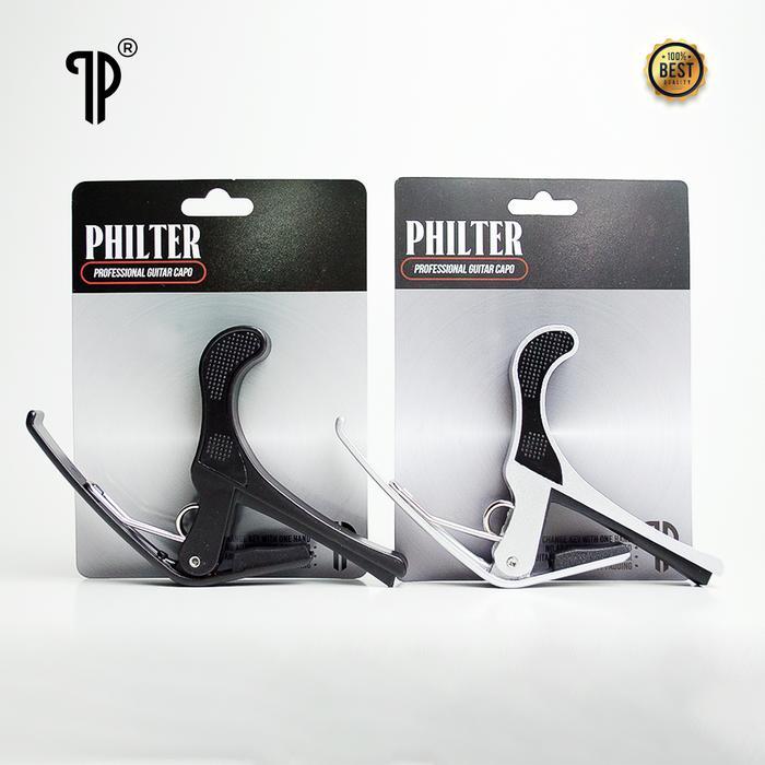 Penjepit Gitar Capo Gitar Bahan Besi Philter Original Professional Capo