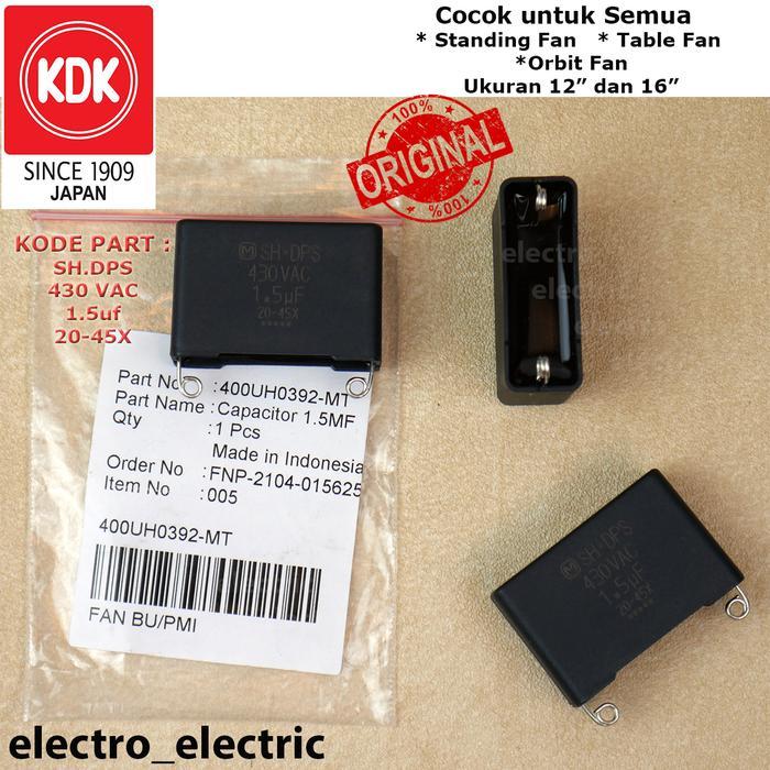 Capasitor Kipas Angin Kdk