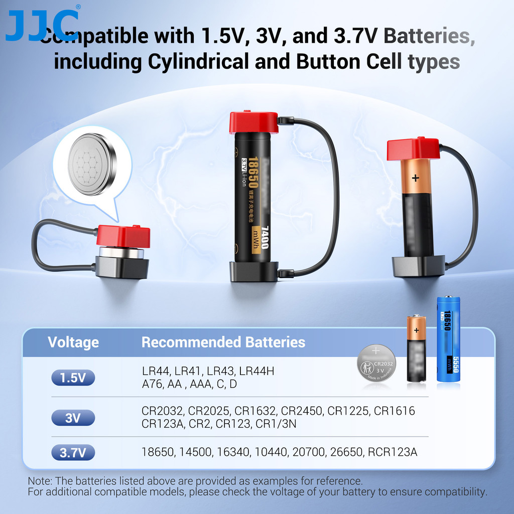 Jjc Battery Tester Checker Battery Capacity Tester Analyzer Universal Battery Checker For Aa Aaa C D