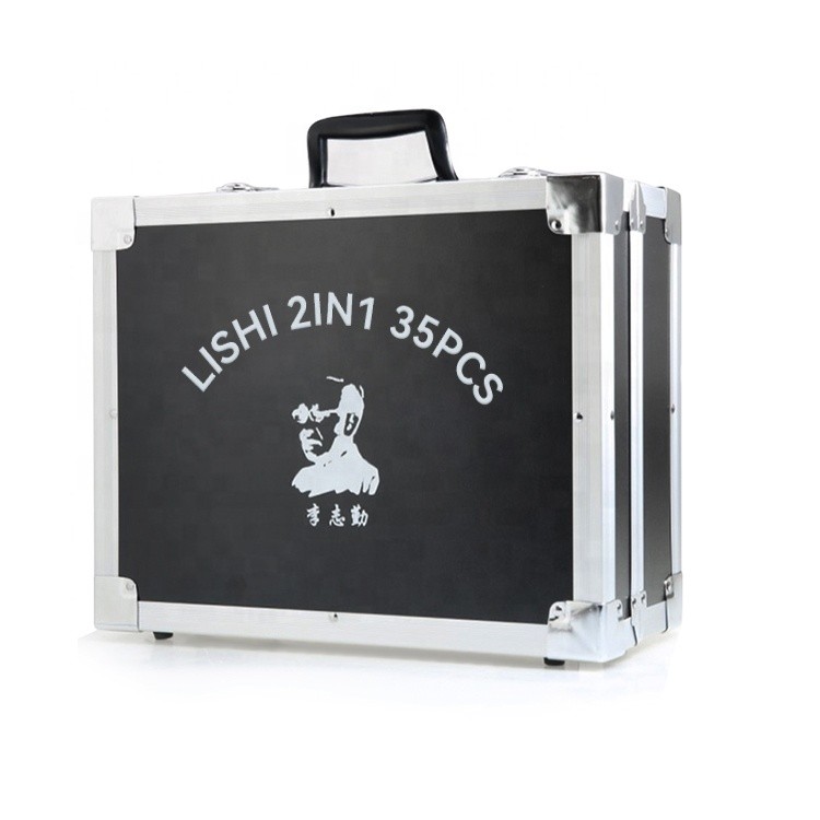 High Quality Optional 35-Piece Euro Car Lock Pick Tool Decoder 2 1 Set Original LiShi Brand