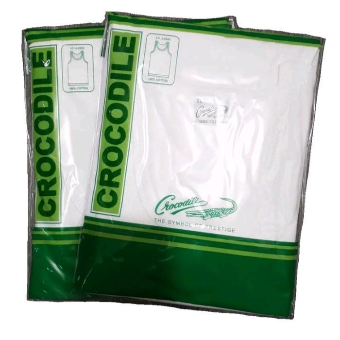 Celana Dalam Pria Singlet Pria Crocodile / Singlet Crocodile Polos Putih