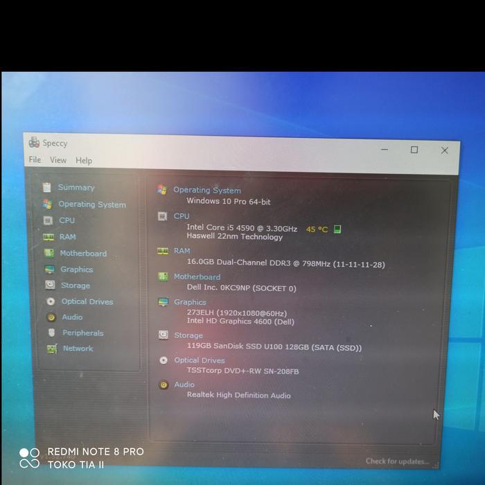 Dell Optiplex 9020 Core i5 4590 16GB SSD 120GB