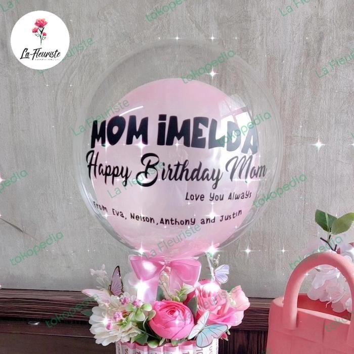 Balon Custom Balon Nama Sticker Nama Balon Balon PVC Transparant