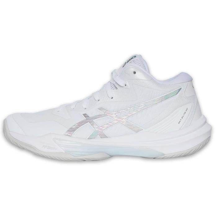 Sepatu Voli Asics Sky Elite FF MT 3 White Pure Silver