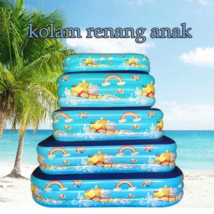 KOLAM RENANG ANAK JUMBO 305 DAN 260 CM KOLAM RENANG BAYI KOLAM RENANG DEWASA KELUARGA POMPA LIPAT