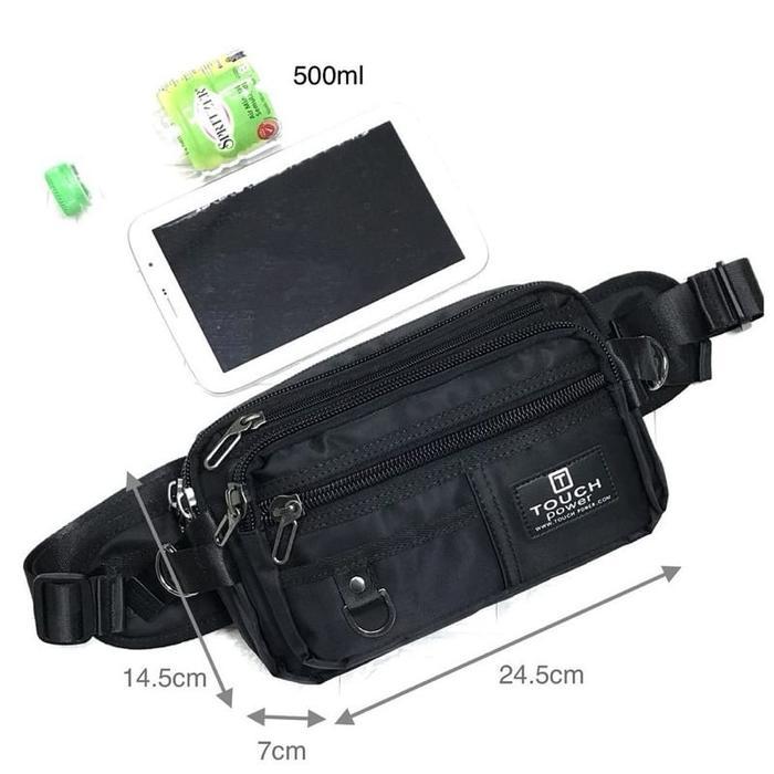 Tas Selempang Pria Tas Slempang Tas Pinggang Tough Warrior 5208A Pria Import