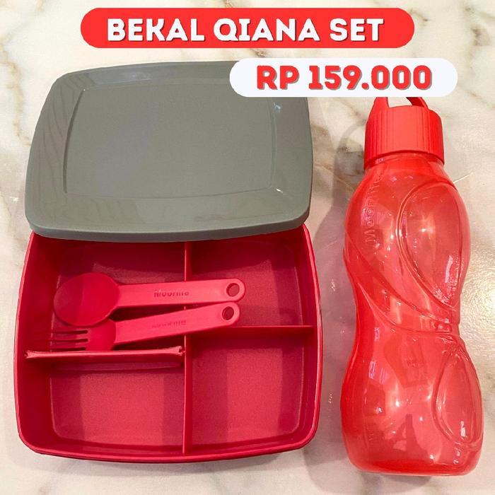 moorlife bekal qiana set ( qiana 1L + bottle 750ml )
