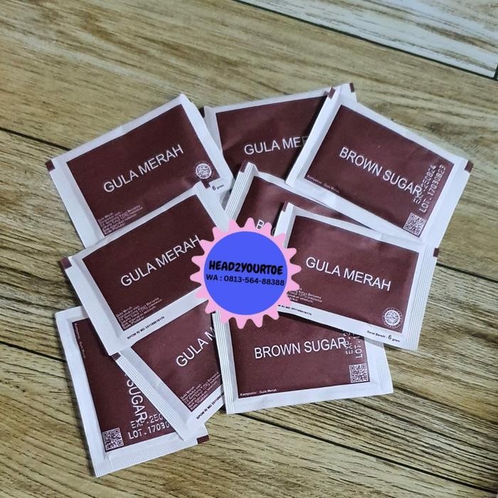 Gula Aren Sachet / Brown Sugar Sachet / Palm Sugar Sachet 1 Pack Best seller