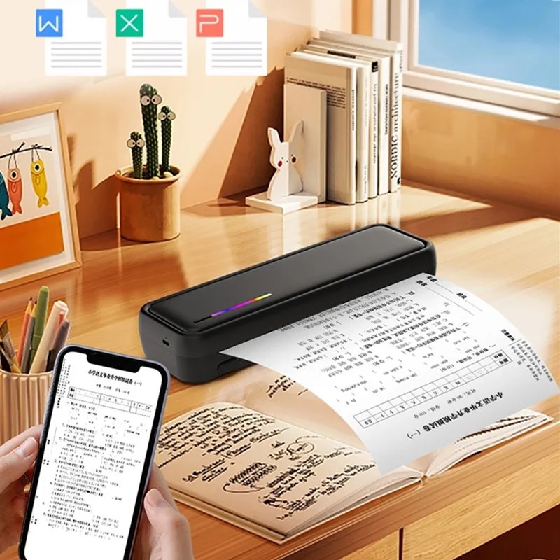 Portable A4 Tattoo Stencil Printer Wireless Bluetooth Office Document Homework A4 Thermal Printer
