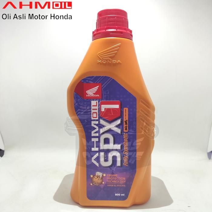 TERLARIS AHM HONDA SPX1 10W-30 800ML/OLI MOTOR/OLI MESIN MT/SPORT/100% ORIGINAL