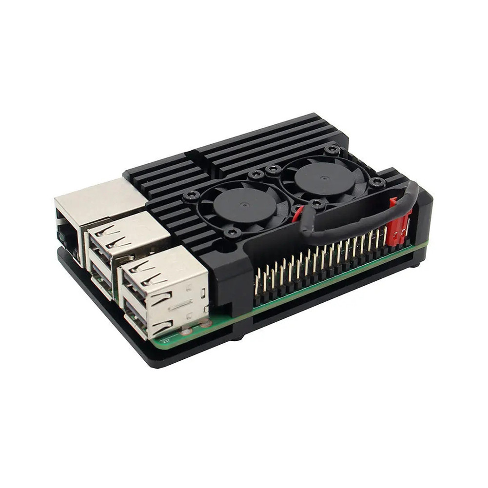 Raspberry Pi 3 Aluminum Metal Case for Raspberry Pi 3 Model B 3B Plus Aluminum Case Box with Dual