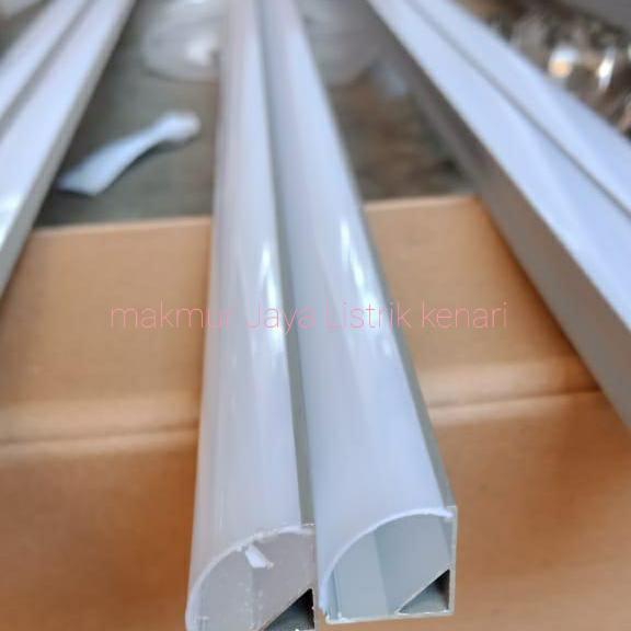 "New" Casing Aluminium Hard Strip LED model V-Reflektor 1 meter / 1 m
