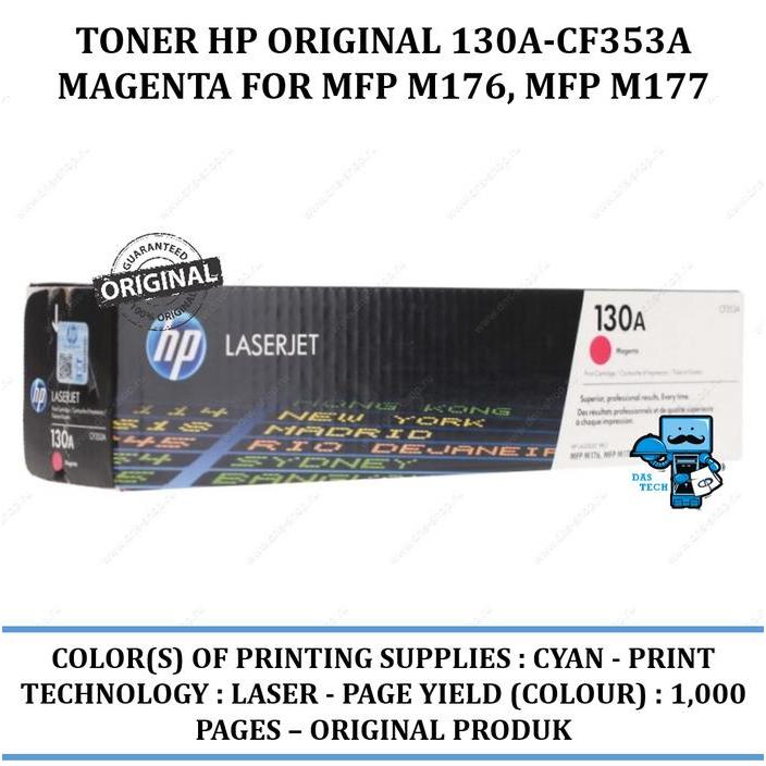 Toner HP 130A-CF353A Magenta for MFP M176, MFP M177
