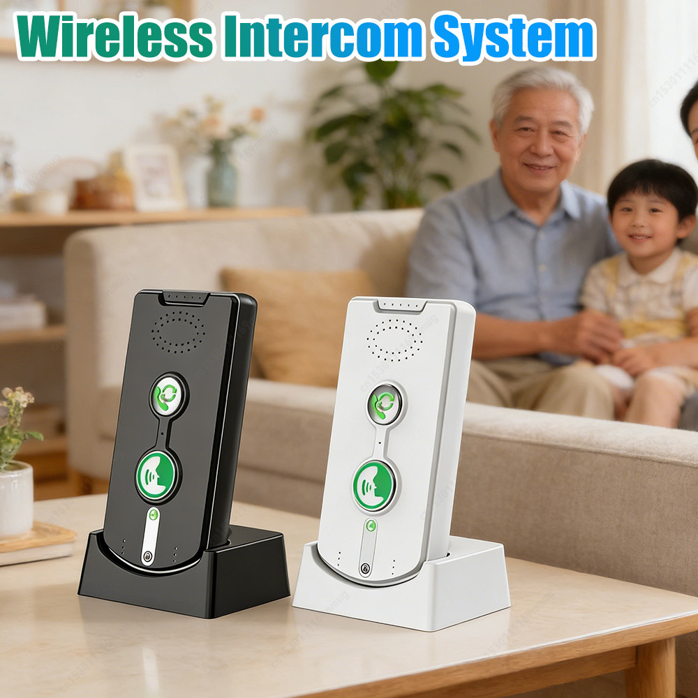 2 Way Voice Intercom Long Range Indoor Outdoor Interphone System Wireless Intercom System for Home