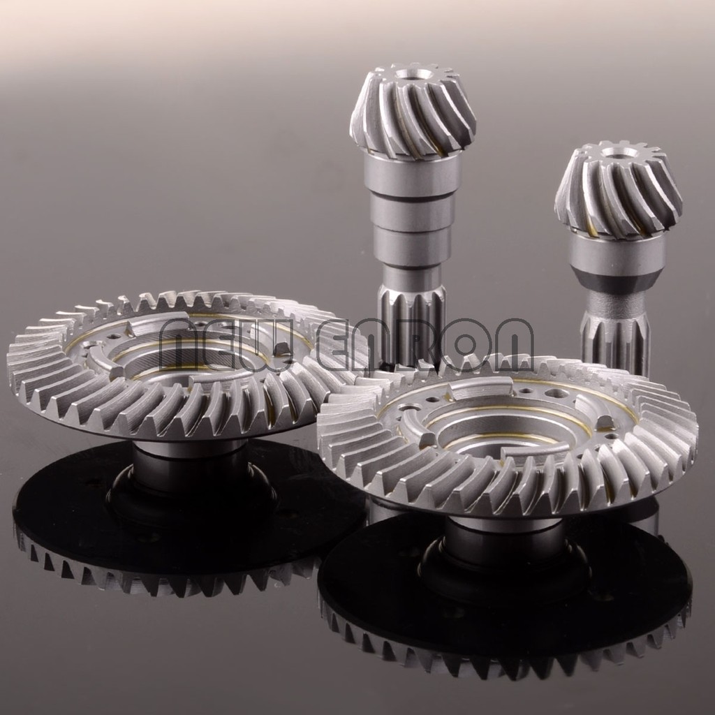 7777X 7778X 1Set Front or Rear Steel Spiral Cut Differential Ring Pinion Gear For RC Car 1/5 Traxxas
