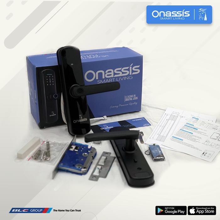 ONASSIS SMART LOCK T1 PRO WIFI - KUNCI PINTU DOOR HANDLE WIFI