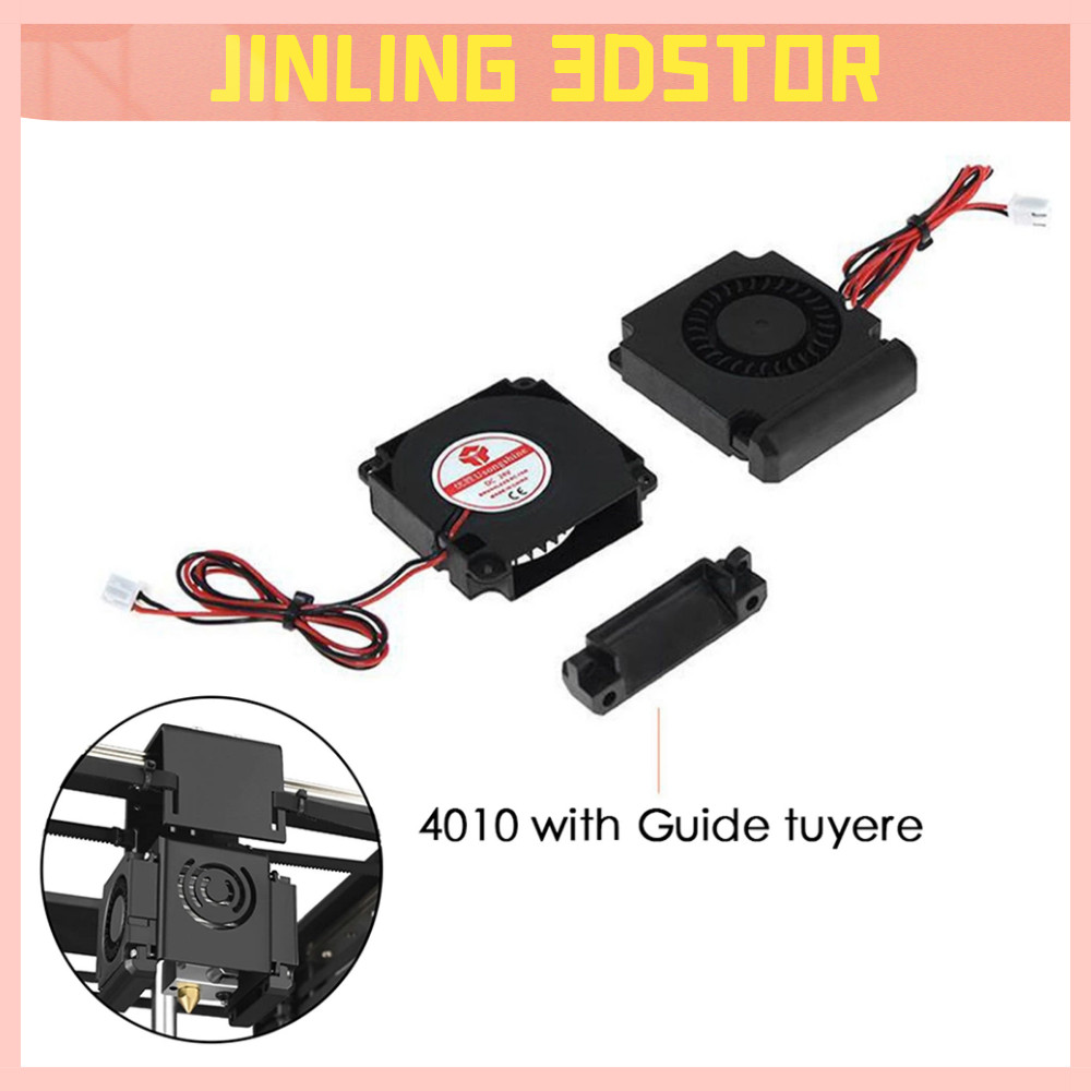 BELI SEKARANG Kipas angin Blower 4010 40mm DC 5V 12V 24V, turbin pendingin tanpa sikat bantalan bola