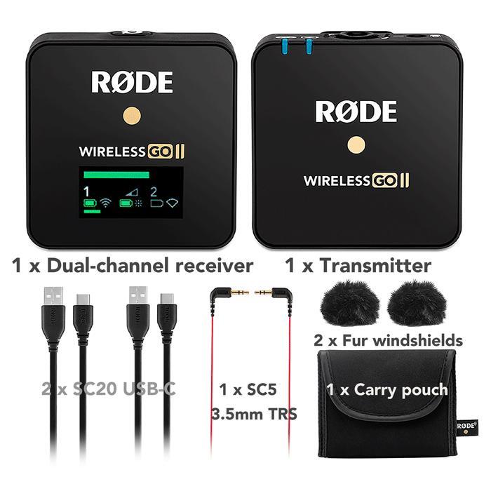 Rode Wireless Go Ii Single Set Microphone Wireless System