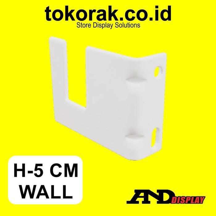 DAUN BRACKET PIPA KOTAK 5 CM DINDING TEMBOK