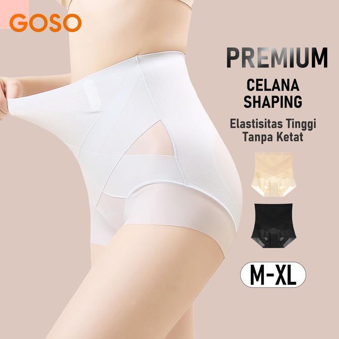 GOSO Celana Korset Wanita Korset Pengecil Perut Paha Pelangsing