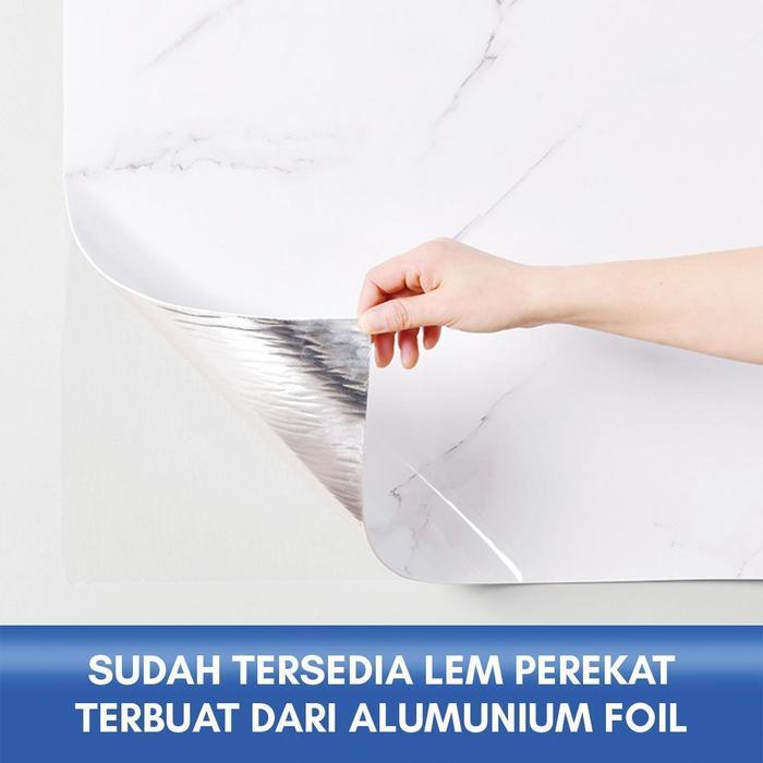 Wallpaper Home - Wallpaper PVC Gulung Motif Marmer Granit Anti Air Anti Noda Anti Panas 120cm x